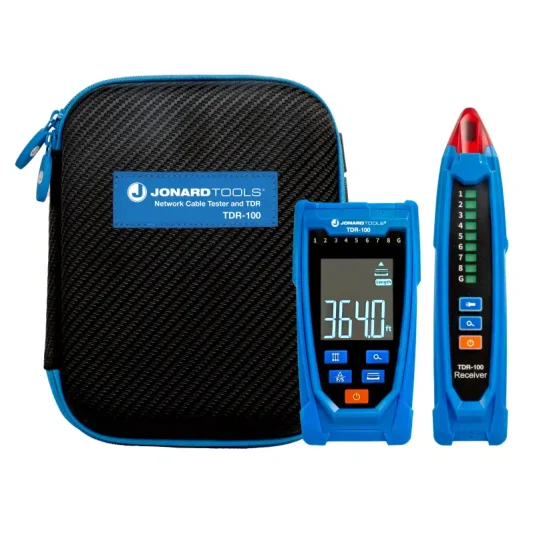 PROBADOR DE CABLES DE RED Y TDR-100 JONARD