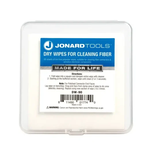 TOALLAS PARA FIBRA OPTICA. DW-90 JONARD